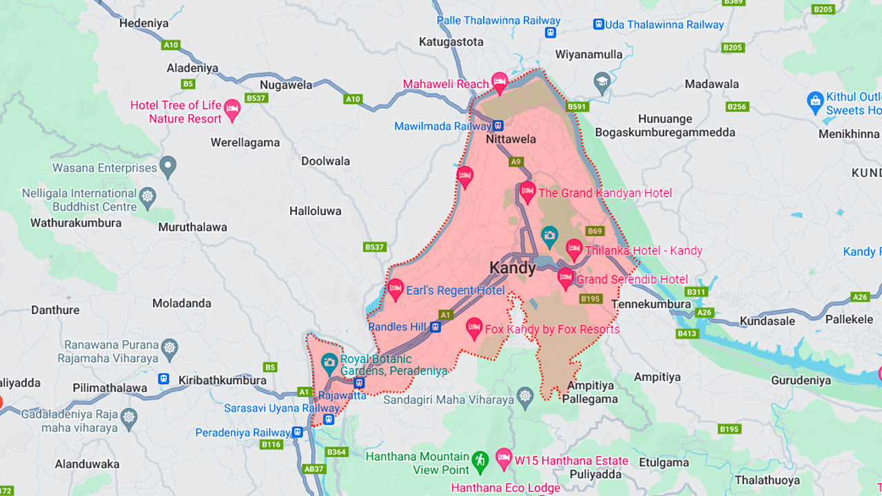 Kandy Accommodation Transfers