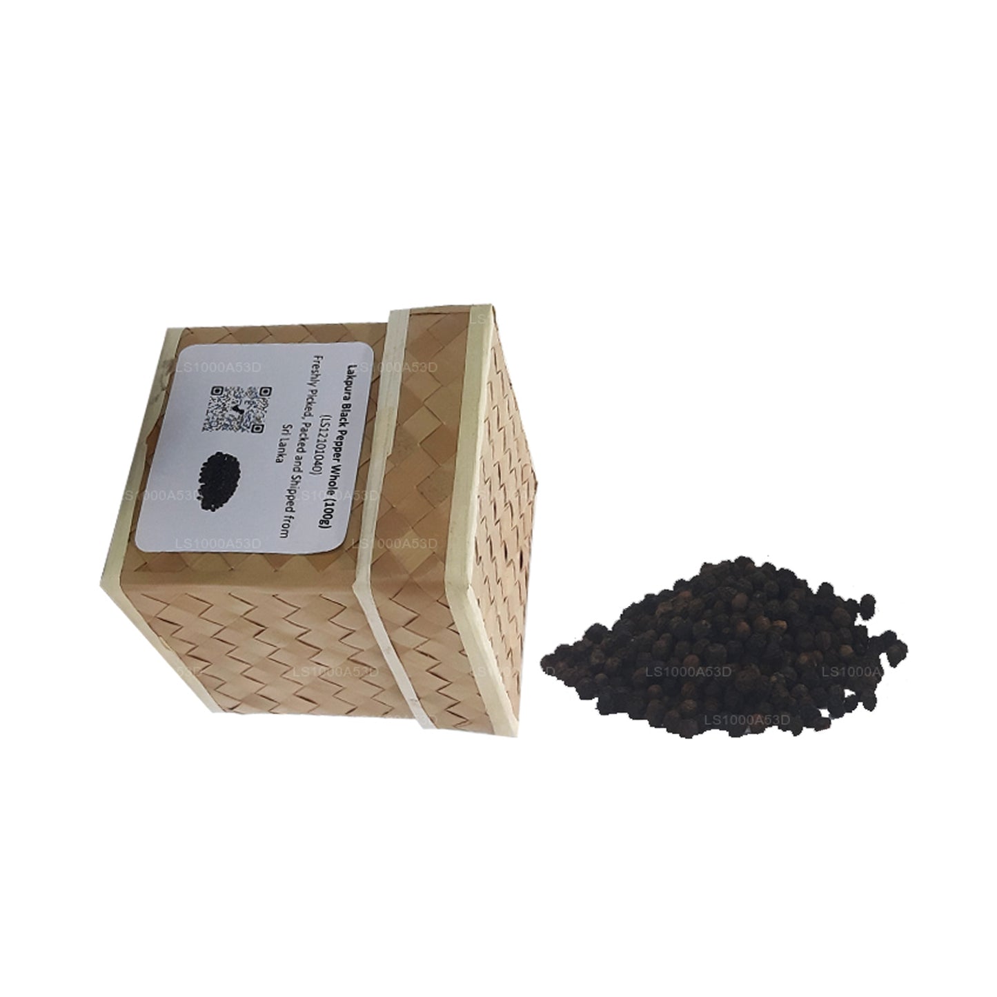 Lakpura Black Pepper Whole (100g) Box