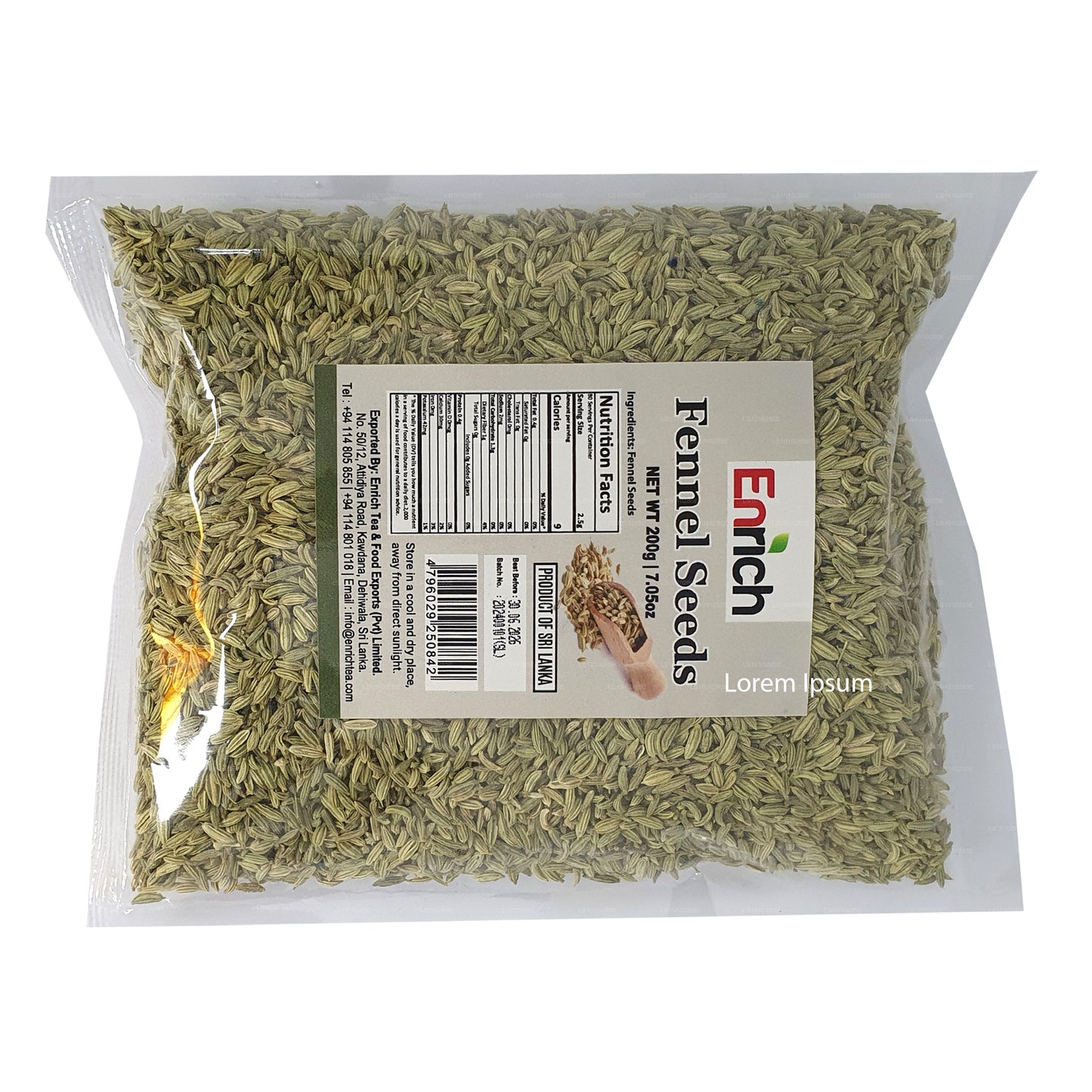 Enrich Fennel Seeds (200g)