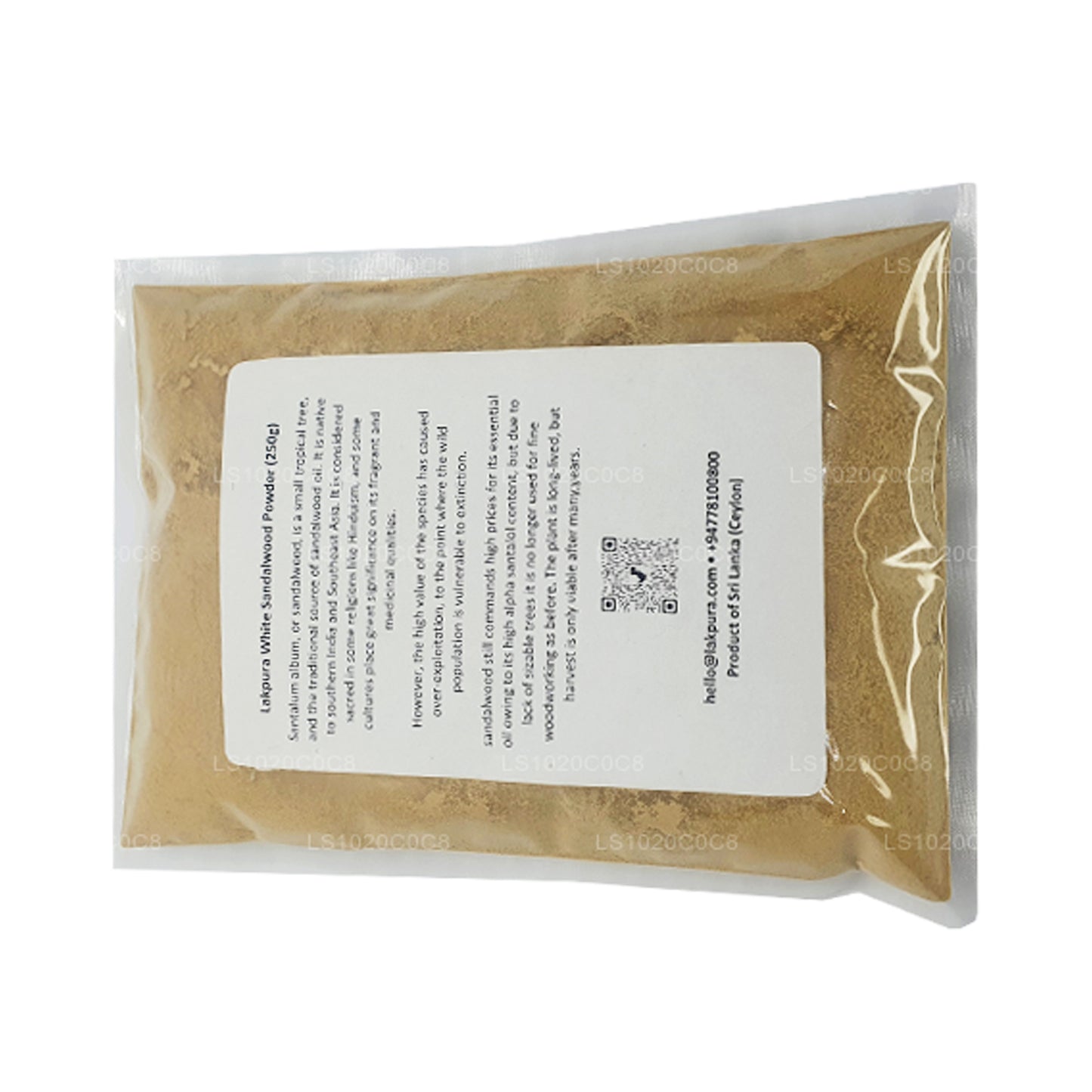 Lakpura White Sandalwood Powder (250g)