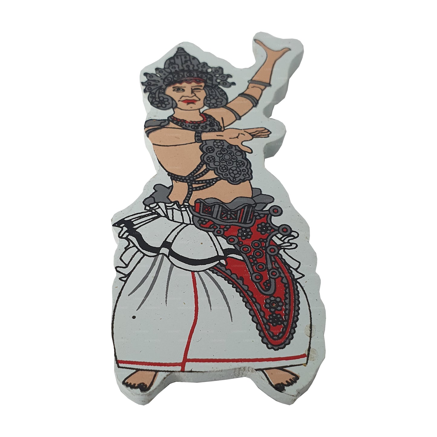 Sri Lankan Traditional Dancer Fridge Magnet