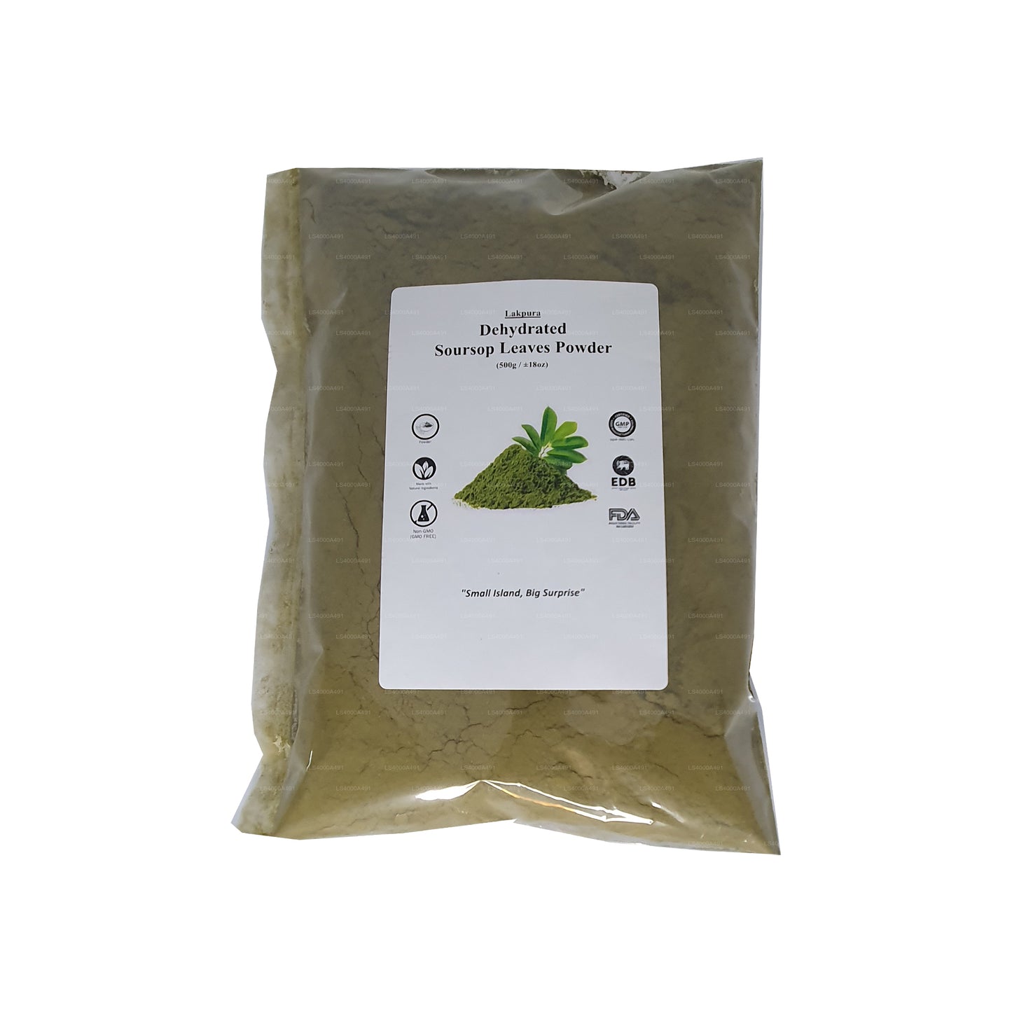 Lakpura Wildcrafted Soursop (Guanabana, Graviola, Guyabano) Dehydrated Leaves Powder