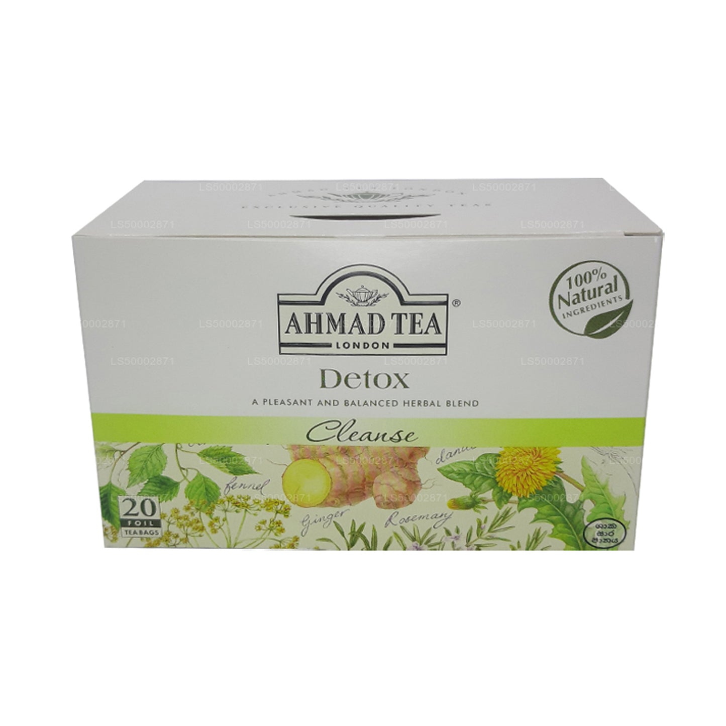 Ahmad Tea Detox Cleanse (20 Tea Bag)