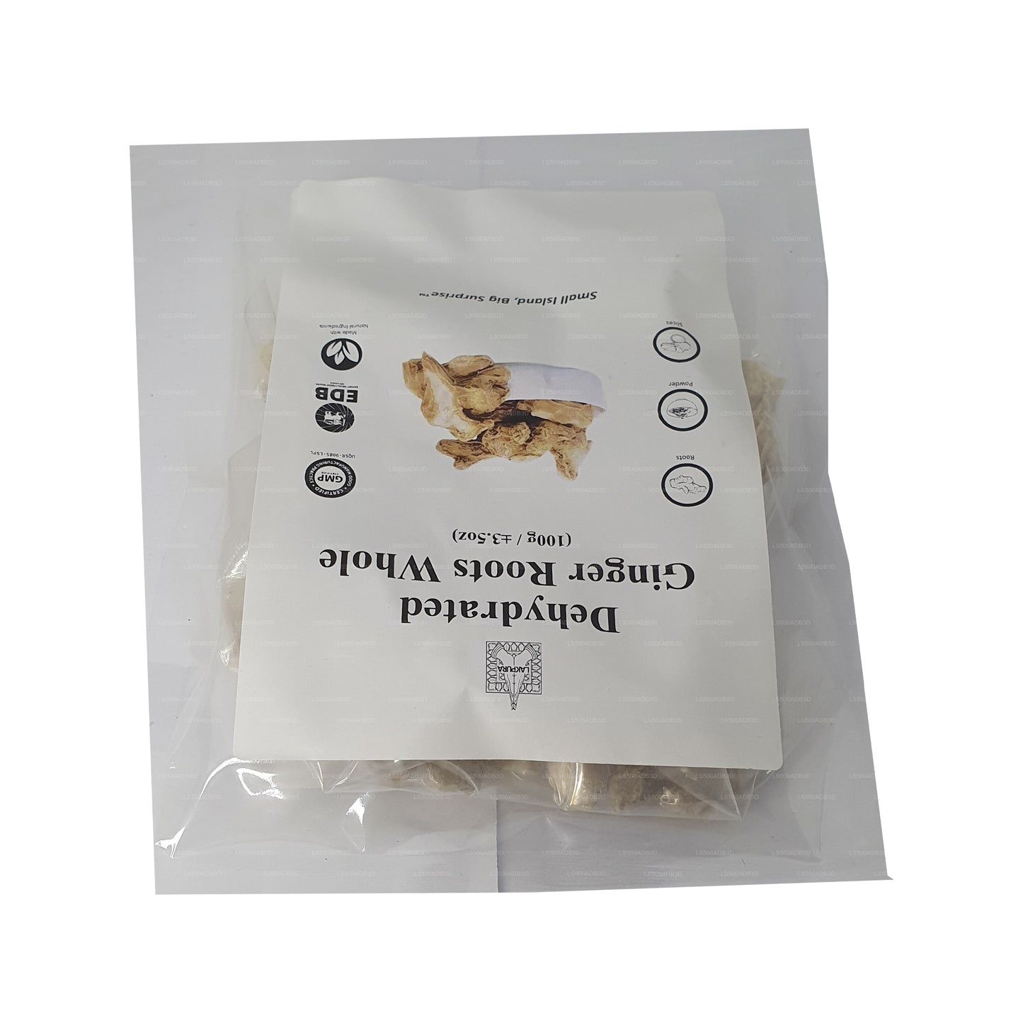 Lakpura Dehydrated Ginger Roots Whole (100g)