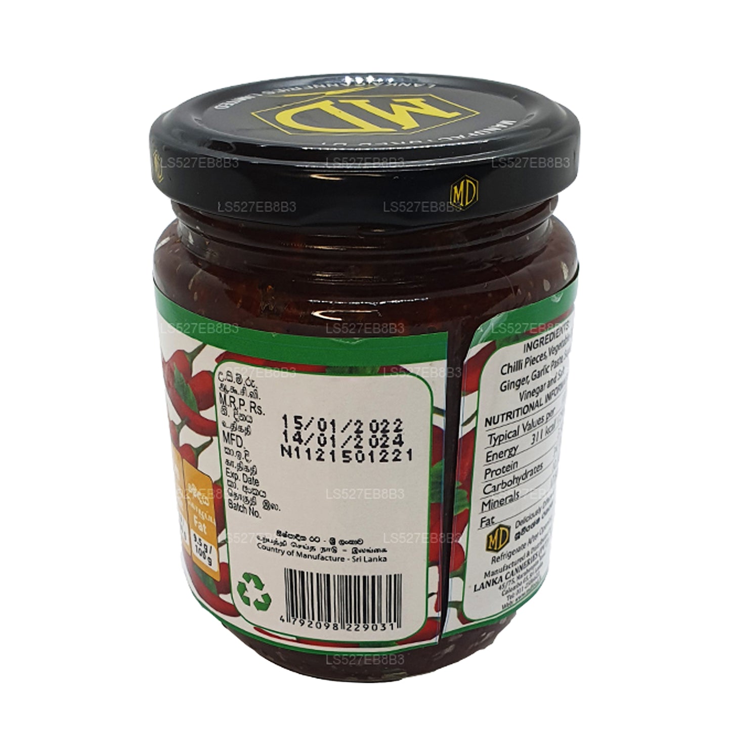 MD Vegetarian Chinese Chili Paste (270g)