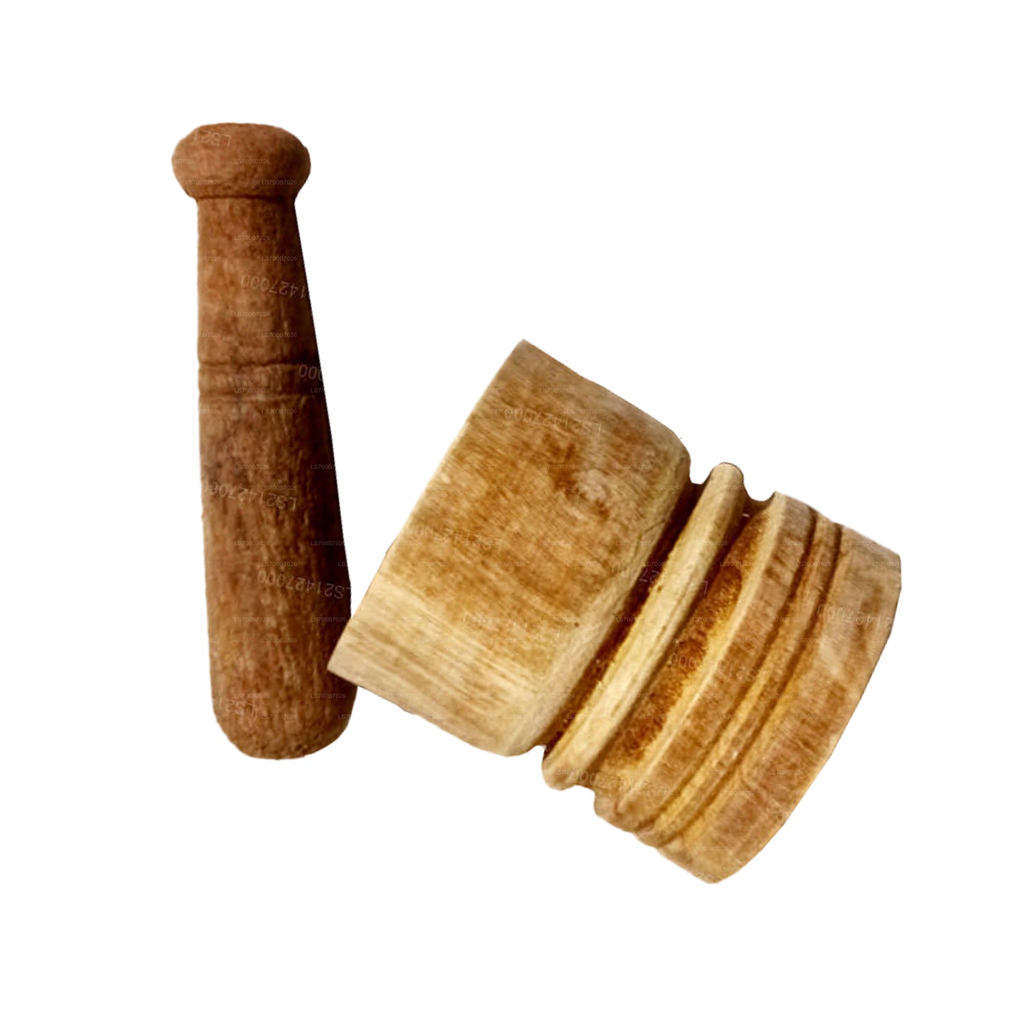 Wooden Mortar and Pestle