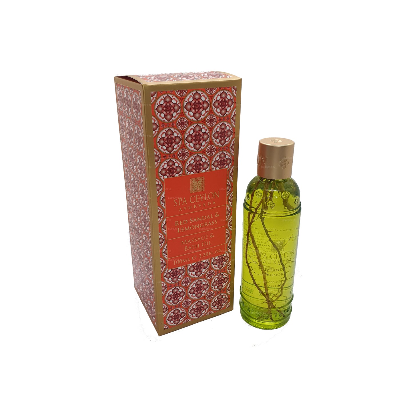 Spa Ceylon Red Sandal & Lemongrass Massage & Bath Oil (100ml)