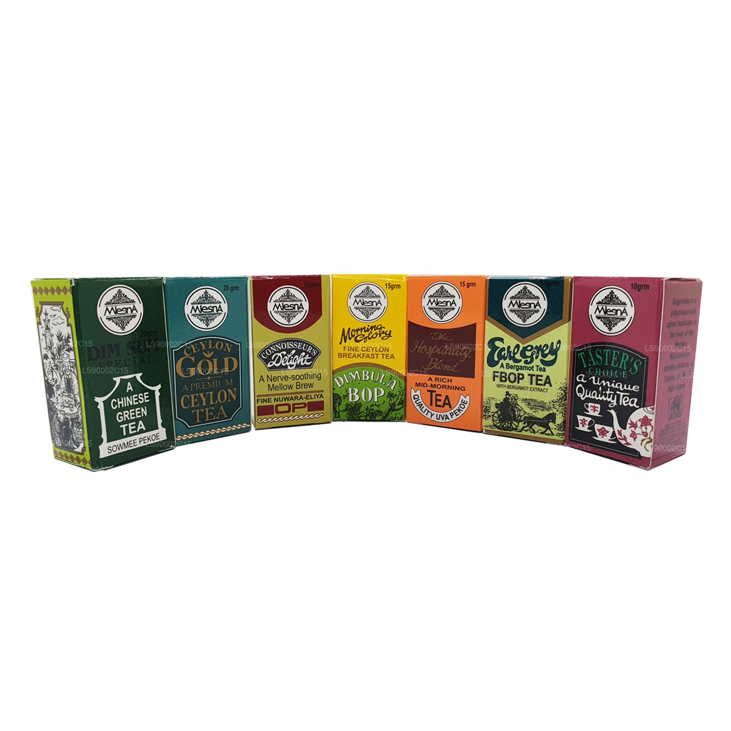 Mlesna 7 Assorted Tea Carton (100g)