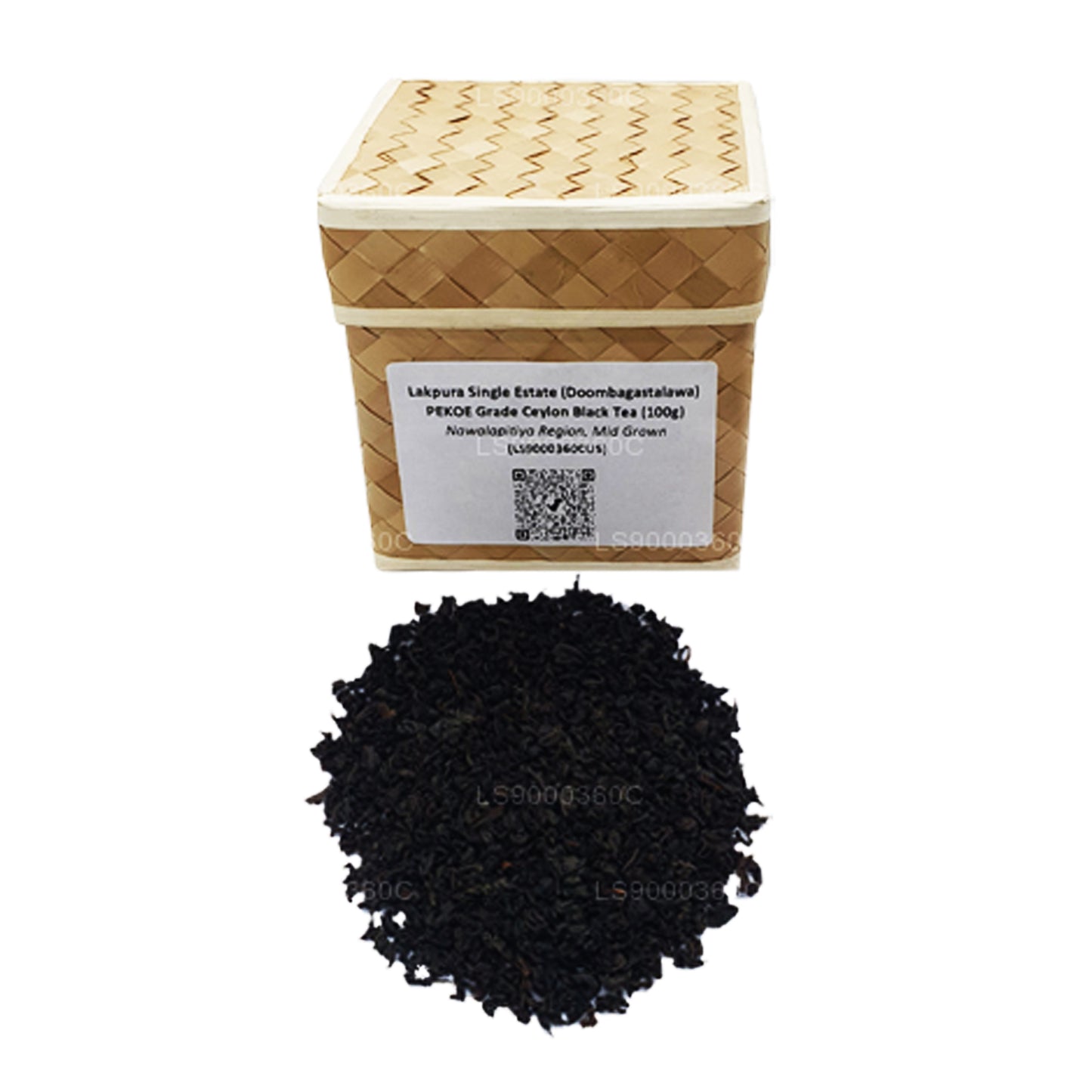 Lakpura Single Estate (Dombagastalawa) PEKOE Grade Ceylon Black Tea Box