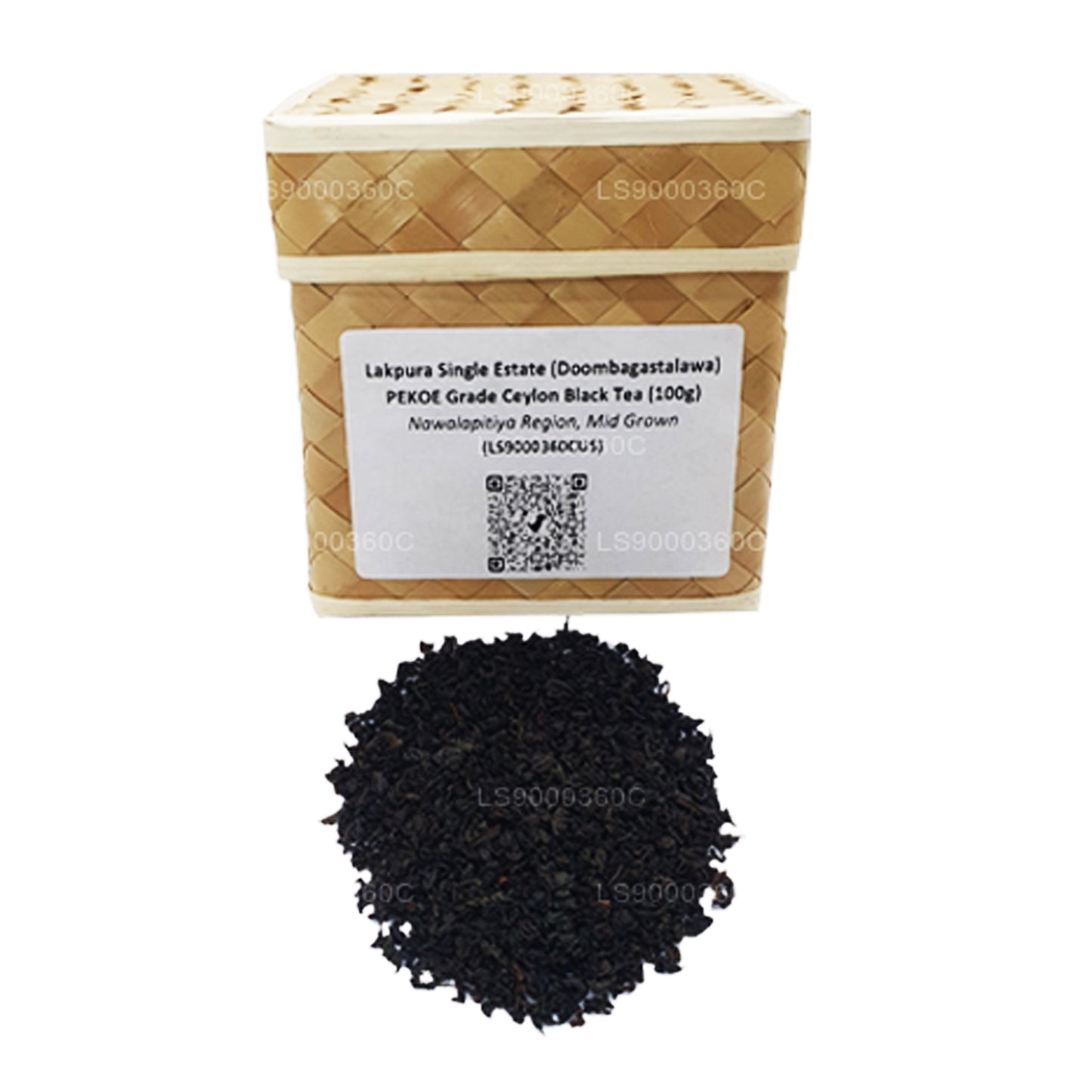 Lakpura Single Estate (Dombagastalawa) PEKOE Grade Ceylon Black Tea Box