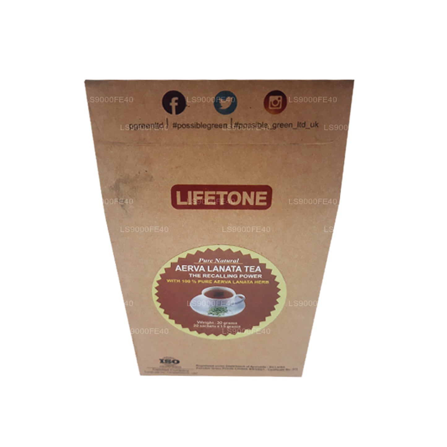 Lifetone Aerva Lanata Tea (30g)