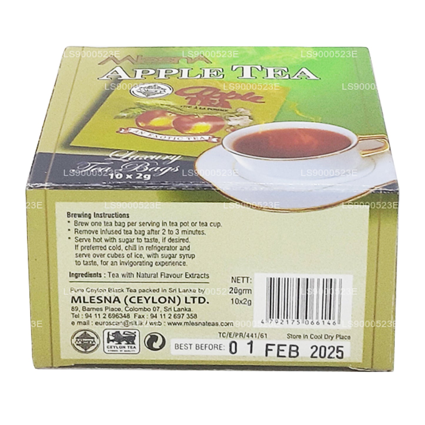 Mlesna Apple Tea (20g) 10 Luxury Tea Bags