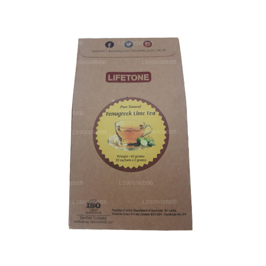 Lifetone Fenugreek Lime Tea (40g) 20 Tea Bags