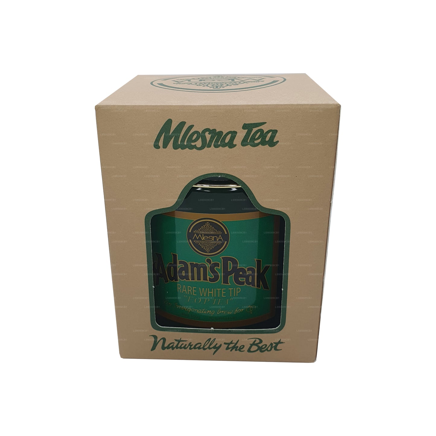 Mlesna Tea Adam's Peak Rare White Tip FOP Leaf Tea In Metal Caddy (100g)