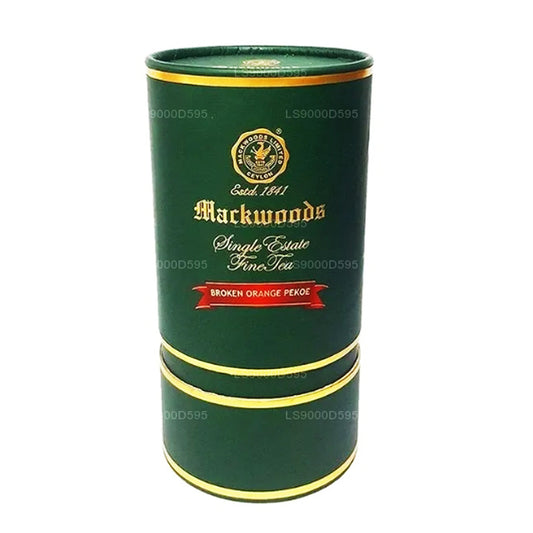 Mackwoods Single Estate, Loose Leaf, Broken Orange Pekoe (Bop) In A Cylinder (200g)