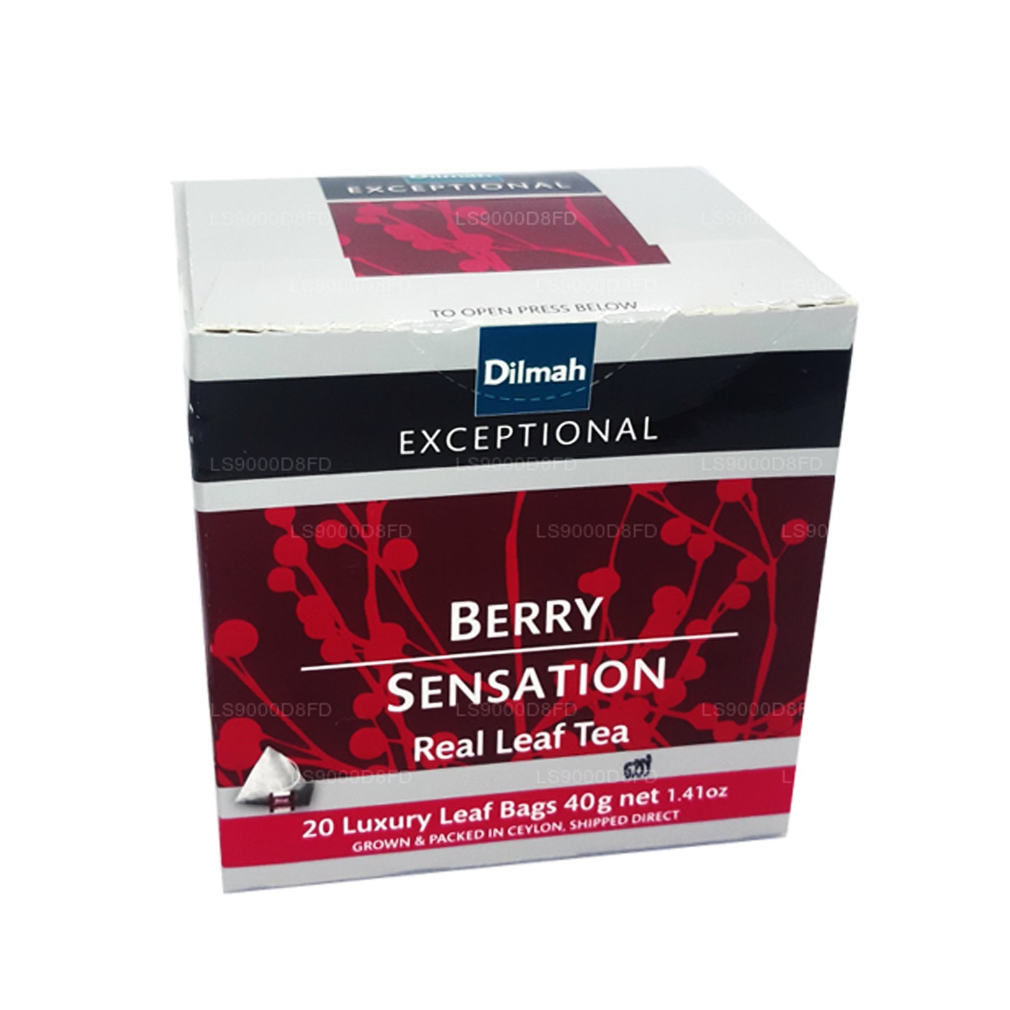 Dilmah Exceptional Berry Sensation Real Leaf Tea (40g) 20 Tea Bags