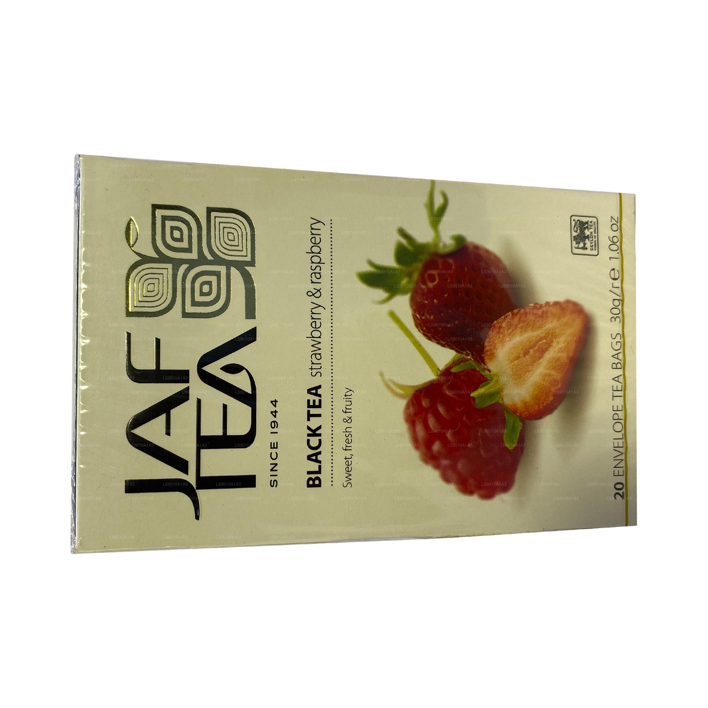 Jaf Tea Strawberry and Raspberry Black Tea (30g) 20 Envelope Tea Bags