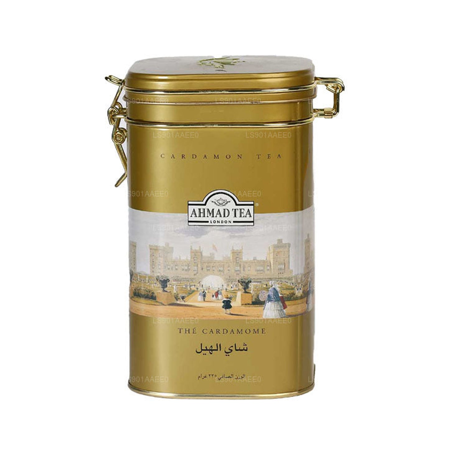 Ahmad Cardamom Tea Hinge Caddy (225g)