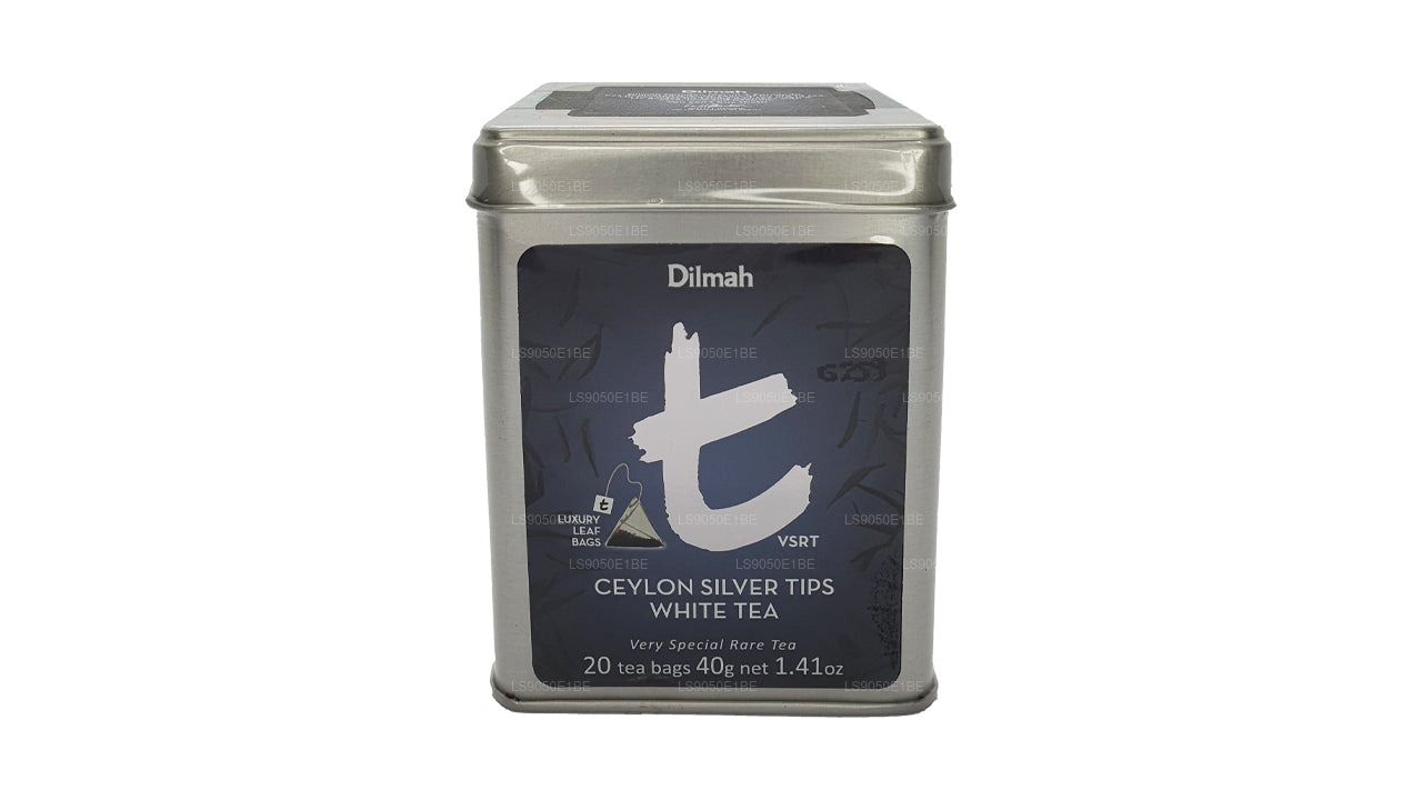 Dilmah Ceylon Silver Tips White Tea (40g) Caddy 20 Tea Bags