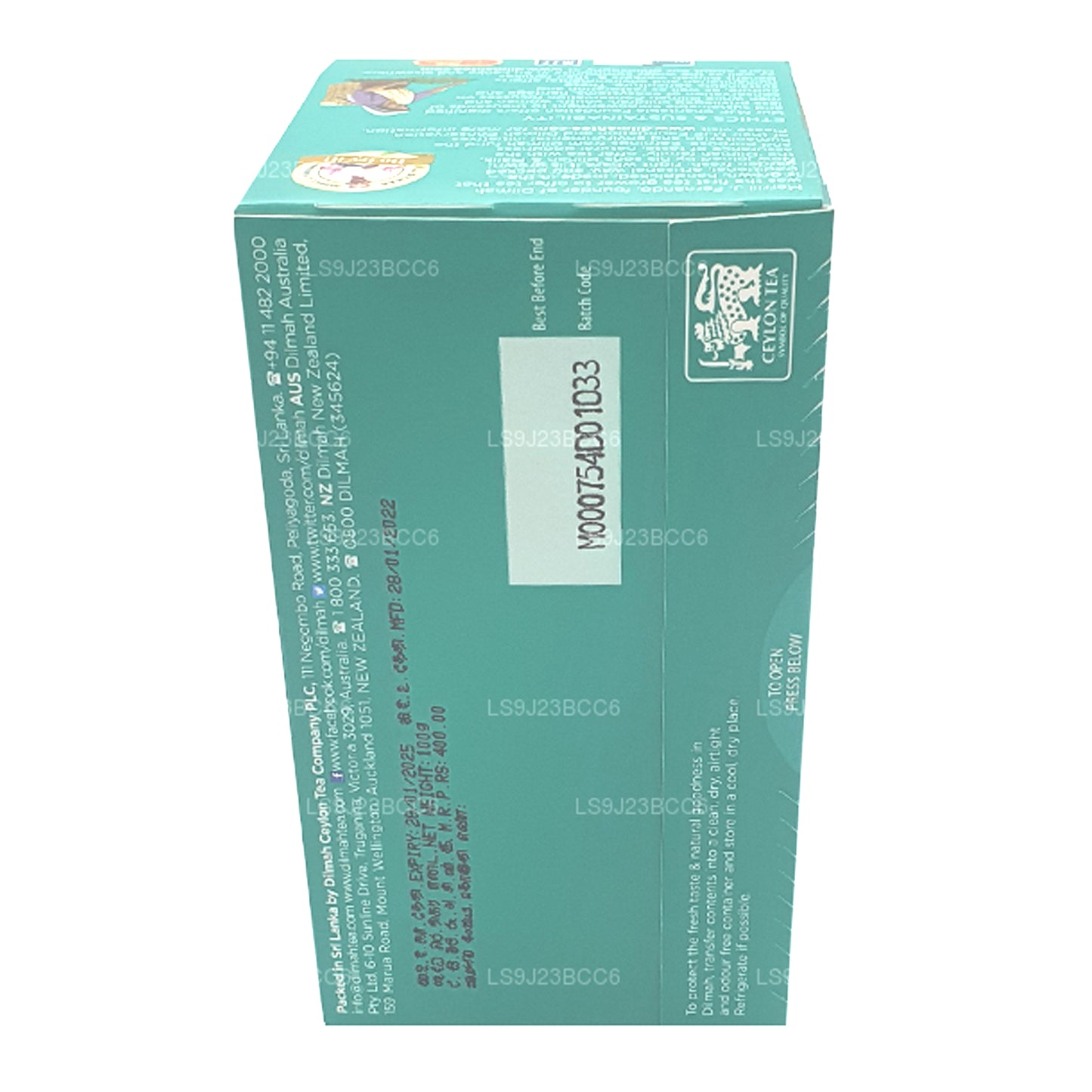 Dilmah English Afternoon Tea (100g) 50 Tea Bags