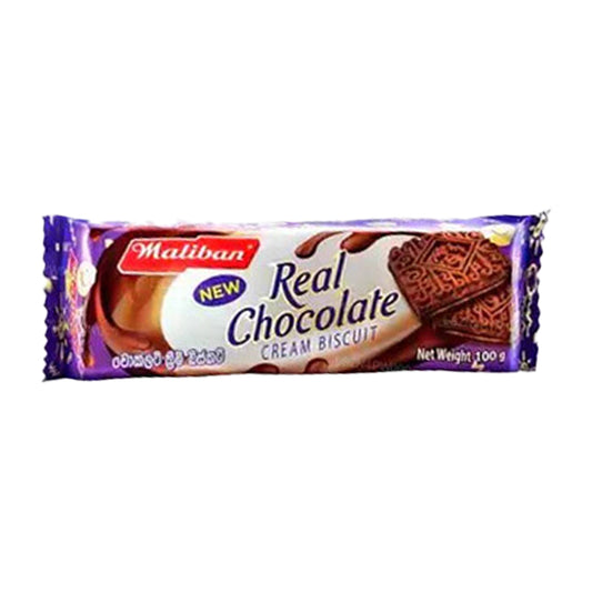 Maliban Real chocolate cream Biscuit (100g)