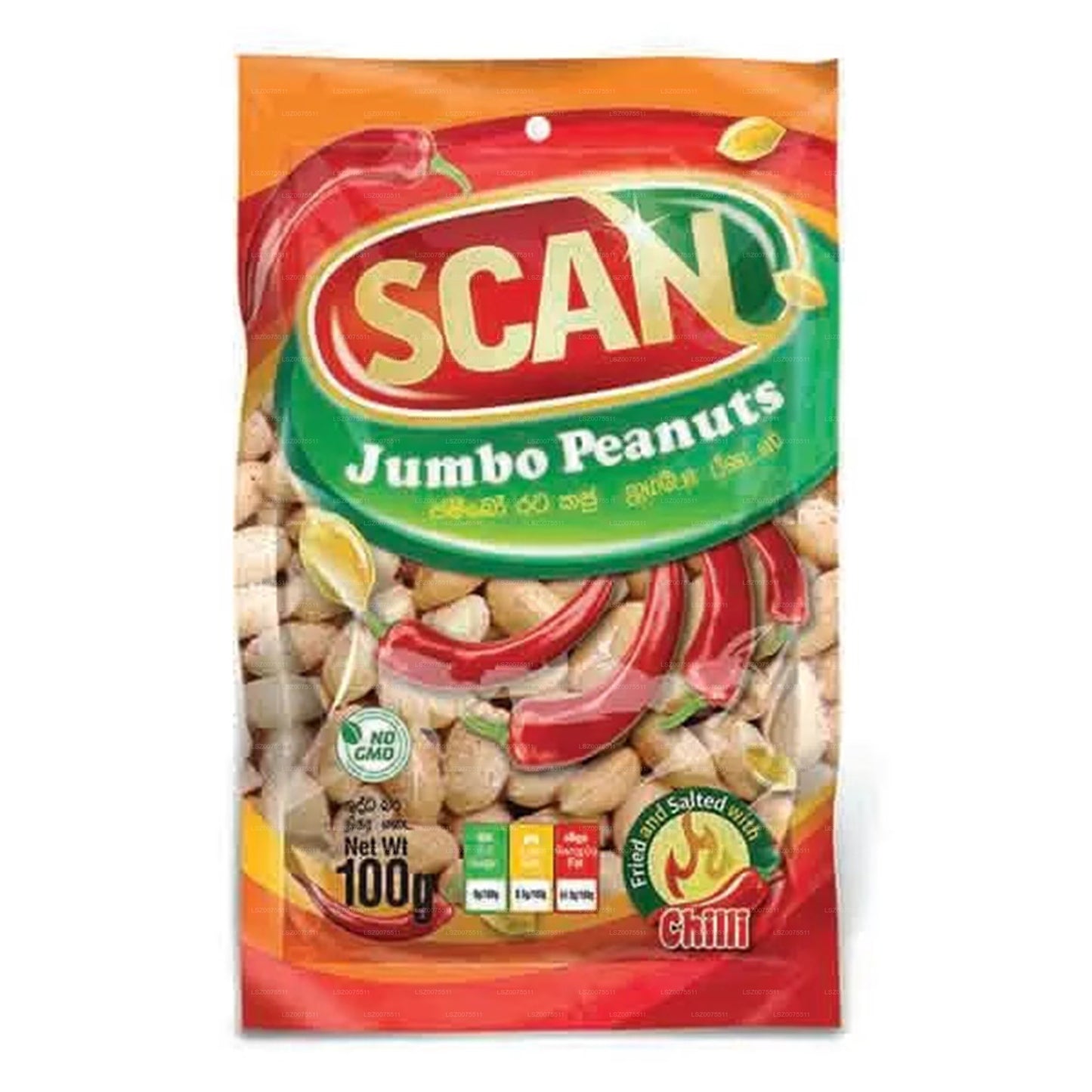 Scan Chilli Jumbo Peanuts (100g)