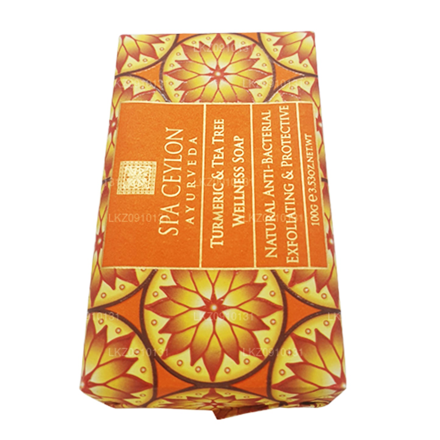 Spa Ceylon Turmeric and Tea Tree Anti-Bacterial Exfoliating Wellness Soap (100g)