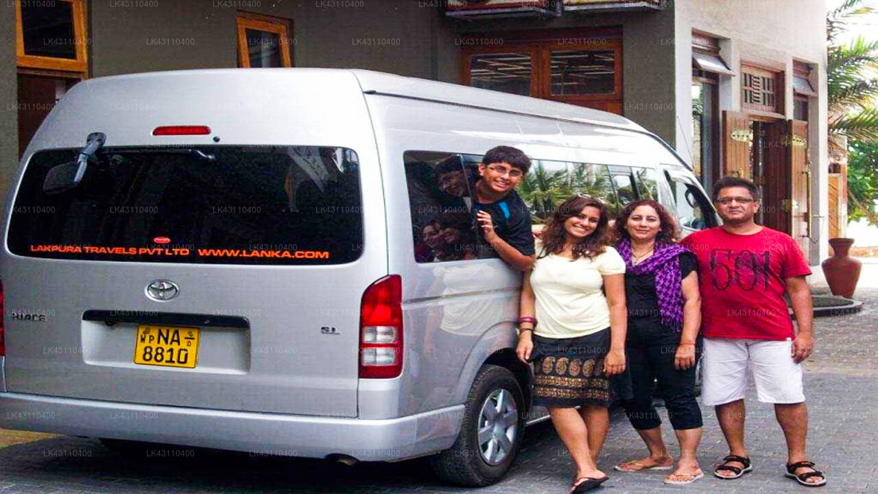 Transfer between Colombo Airport (CMB) and Hemara Mahaweli Resort, Mahiyanganaya