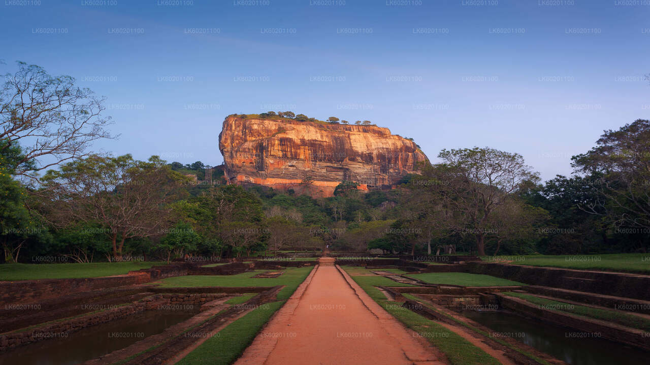 Sigiriya Rock and Dambulla Cave from Sigiriya