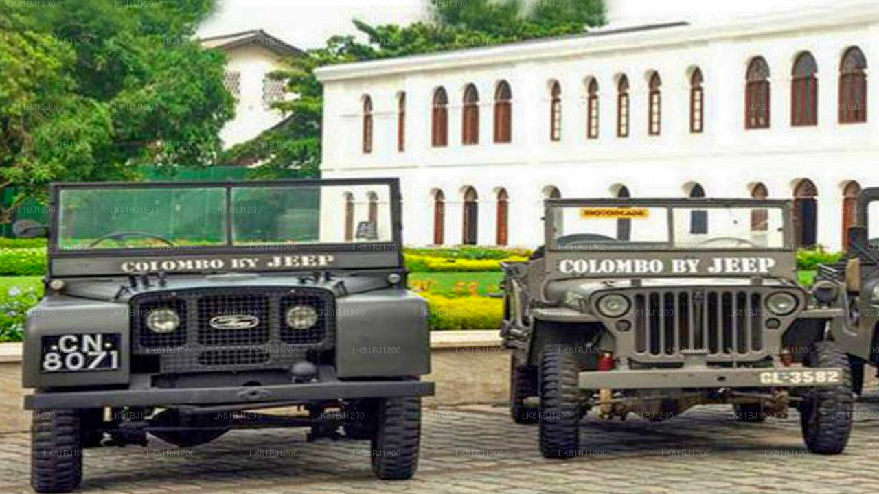Colombo City Tour by Land Rover Series 1 Jeep from Colombo Seaport