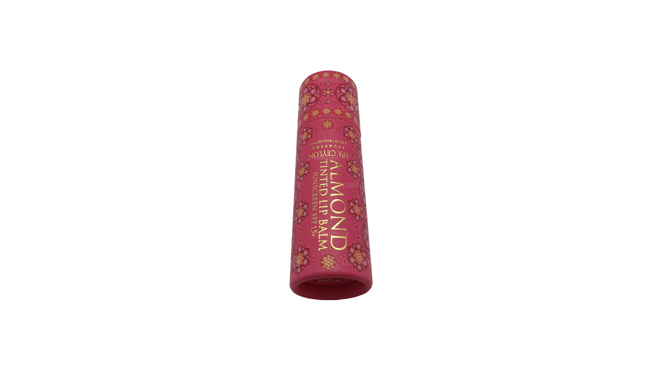 Spa Ceylon Almond Tinted Lip Balm - Hibiscus SPF 15+