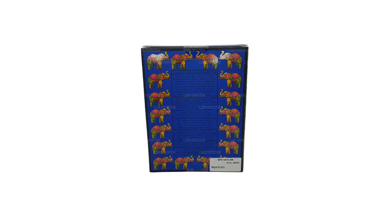 Spa Ceylon Frankincense Kay Lime Elephant Aromaveda Sachet (One Pack)
