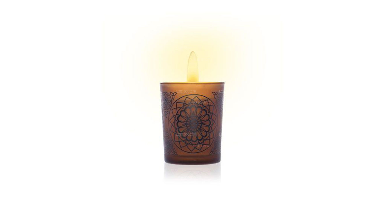 Spa Ceylon Spiced Sandalwood - Aromaveda Natural Candle (50g)