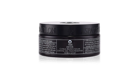 Spa Ceylon - DETOX Citrus Brown Sugar Crystal Gel Hair Remover 300g