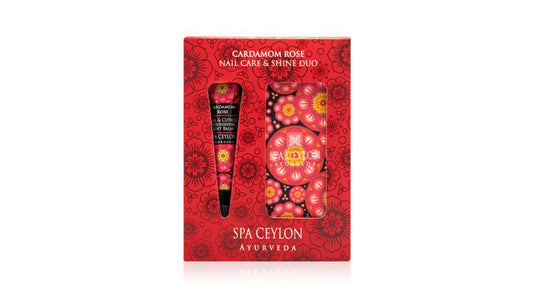 Spa Ceylon - Cardamom Rose Nail Care and Shine Duo