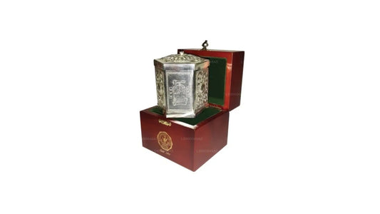 Mackwoods Iconic "Queen's Diamond Jubilee Blend" In A Handcrafted Caddy. In A Wooden Gift Box (40g)
