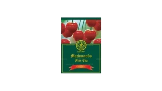 Mackwoods Delicious Cherry Flavoured, Single Estate, Black Tea In 25 Enveloped, Tea Bags (50g)