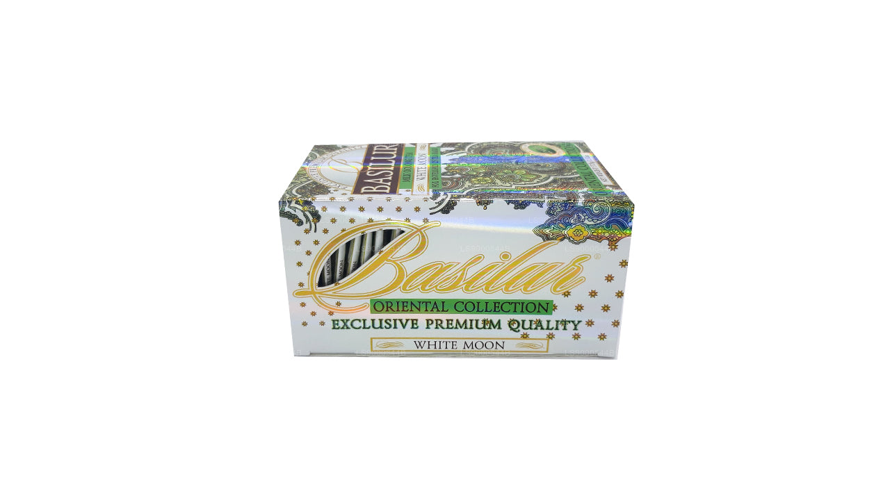 Basilur 'White Moon" Milk Oolong Tea (37.5g) Foil Enveloped 25 Tea Bags