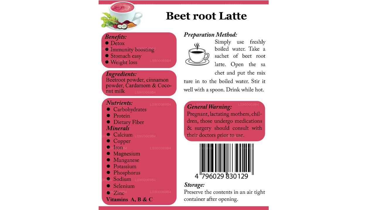 Lifetone Beet Root Latte (40g)