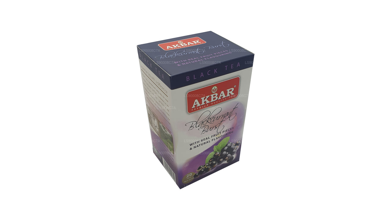 Akbar Blackcurrant Burst (40g) 20 Foil Tea Bags