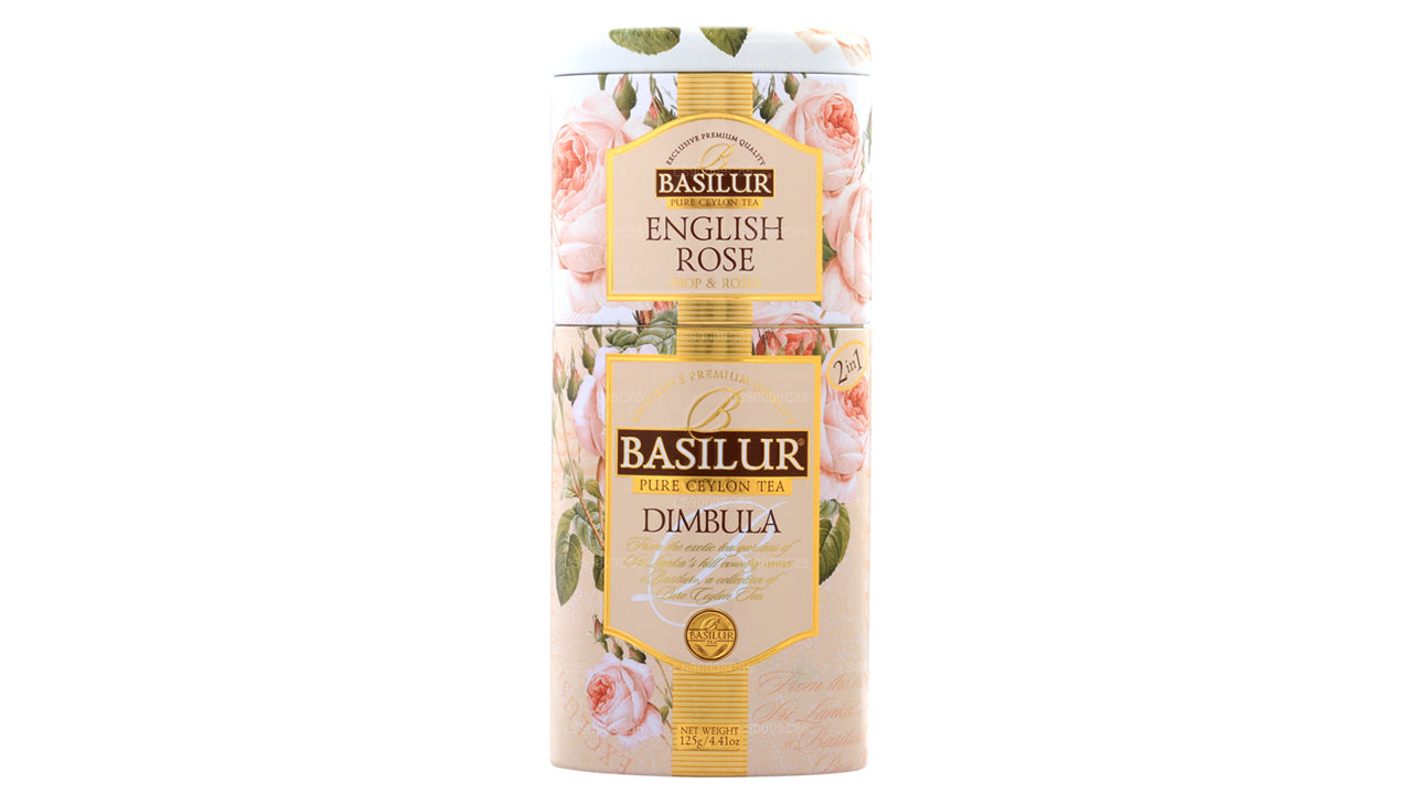 Basilur Fruits and Flowers "English Rose / Dimbula" (125g) Caddy