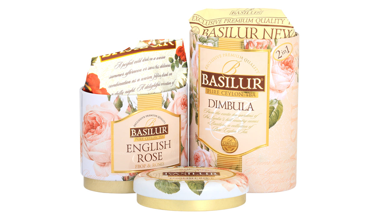 Basilur Fruits and Flowers "English Rose / Dimbula" (125g) Caddy