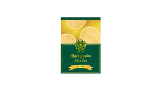 Mackwoods Lemon Flavoured Single Estate Black Tea 25 Enveloped Tea Bags (50g)