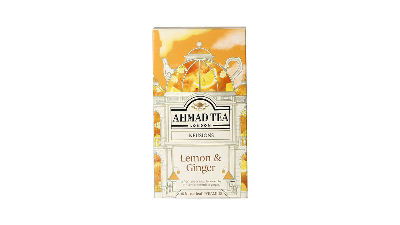 Ahmad Lemon & Ginger 15 Pyramid Tb (30g)