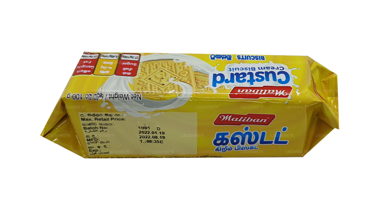 Maliban Custard Cream Sandwich Biscuit (100g)